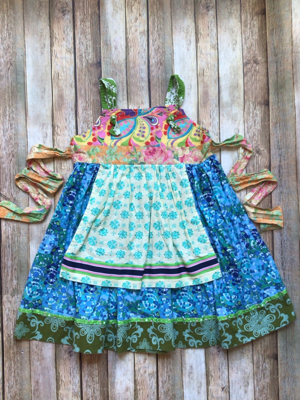 Matilda Jane Art Fair Platinum Mosaic Knot Dress